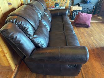 FREE 3-Piece Living Room Set w/ Covers (Couch, Loveseat, Recliner) - Cat Damaged