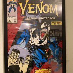 Framed Venom Poster