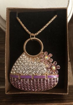 Purse Pendant Necklace