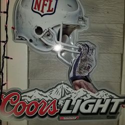 Coors Light Metal Sign