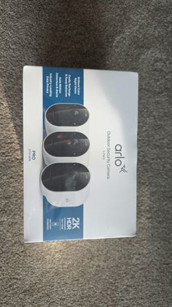 "BRAND NEW" Arlo Pro 6th Gen Outdoor Security Camera 3-Pack