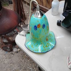 Hand Blown Hanging Glass Lantern