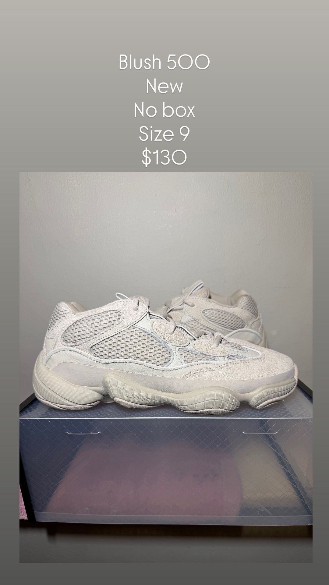 Blush 500 Size 9 New