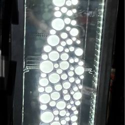 Coca Cola fridge lights up