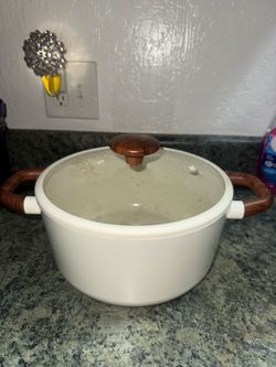 CAROTE 3QT Nonstick Stock Pot with Lid, 3 Quart Casserole with Ladle, Even Heating Stockpot, Fits All Stoves, Non Stick Big Cooking Pots PFOA Free, be