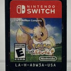 POKEMON: LETS GO EEVEE! - NINTENDO SWITCH - CART ONLY *TESTED & WORKING*