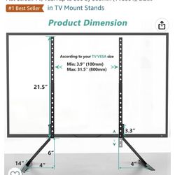 Universal Tv Stand Table Top Mount 