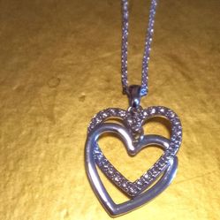Two Hearts Necklace