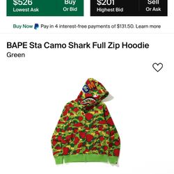 bape hoodie