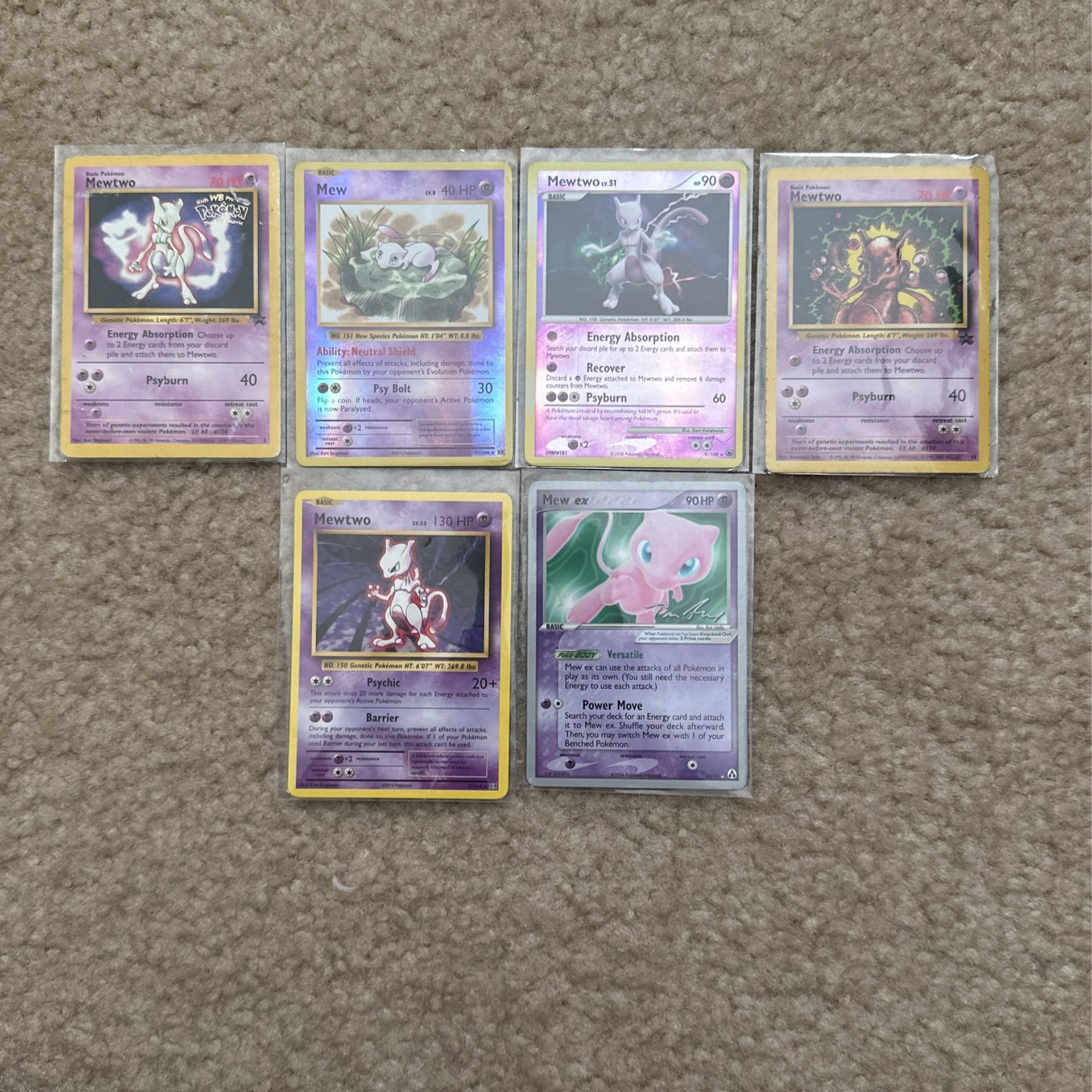 Pokemon Mew's And MewTwo'