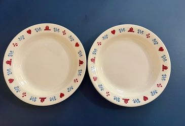 2- Corelle by Corning ware 8 1/2” Hometown bowls