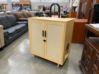 FUFU&GAGA Modern Enclosed Cat Litter Box Cabinet
