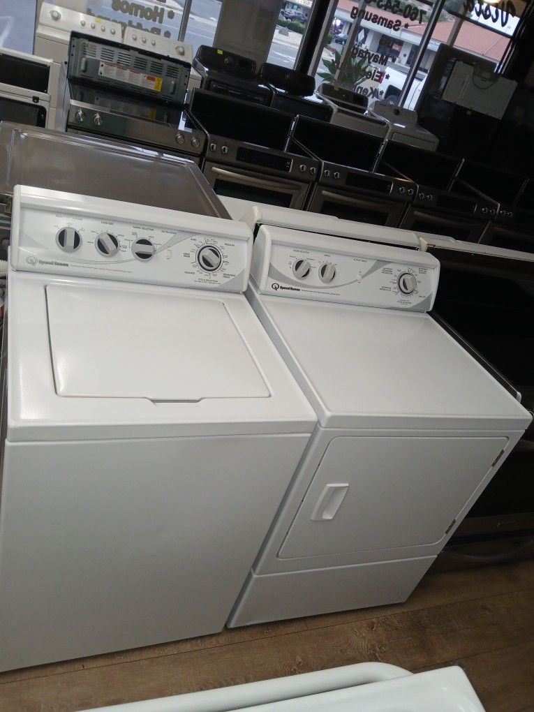 Speed Queen Comercial Heavy Duty Washer End Gas Dryer Super Large Capacity