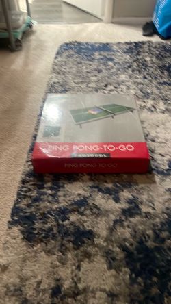 Ping pong table missing a ball