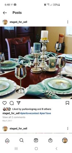 Beachy Place Setting For 6