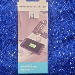 Brand new Bluetooth FM Transmitter , Car Aux Bluetooth and USB Bluetooth compatible with any car stereo Bz4