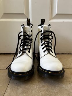 White Dr. Marten Boots Size 7