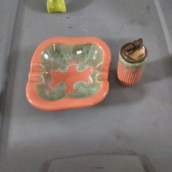 Ash Tray And Custom Lighter 