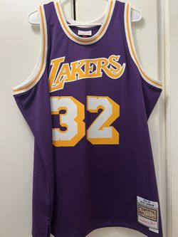 Los Angeles Lakers Mitchell And Ness 1984-85 Magic Johnson Swingman Jersey 2XL 100% Authentic Worn Once