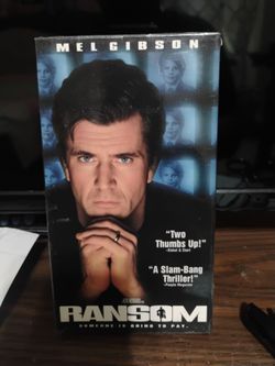Ransom VHS Mel Gibson Ron Howard