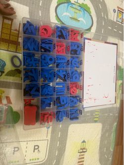 Classroom magnetic letter set