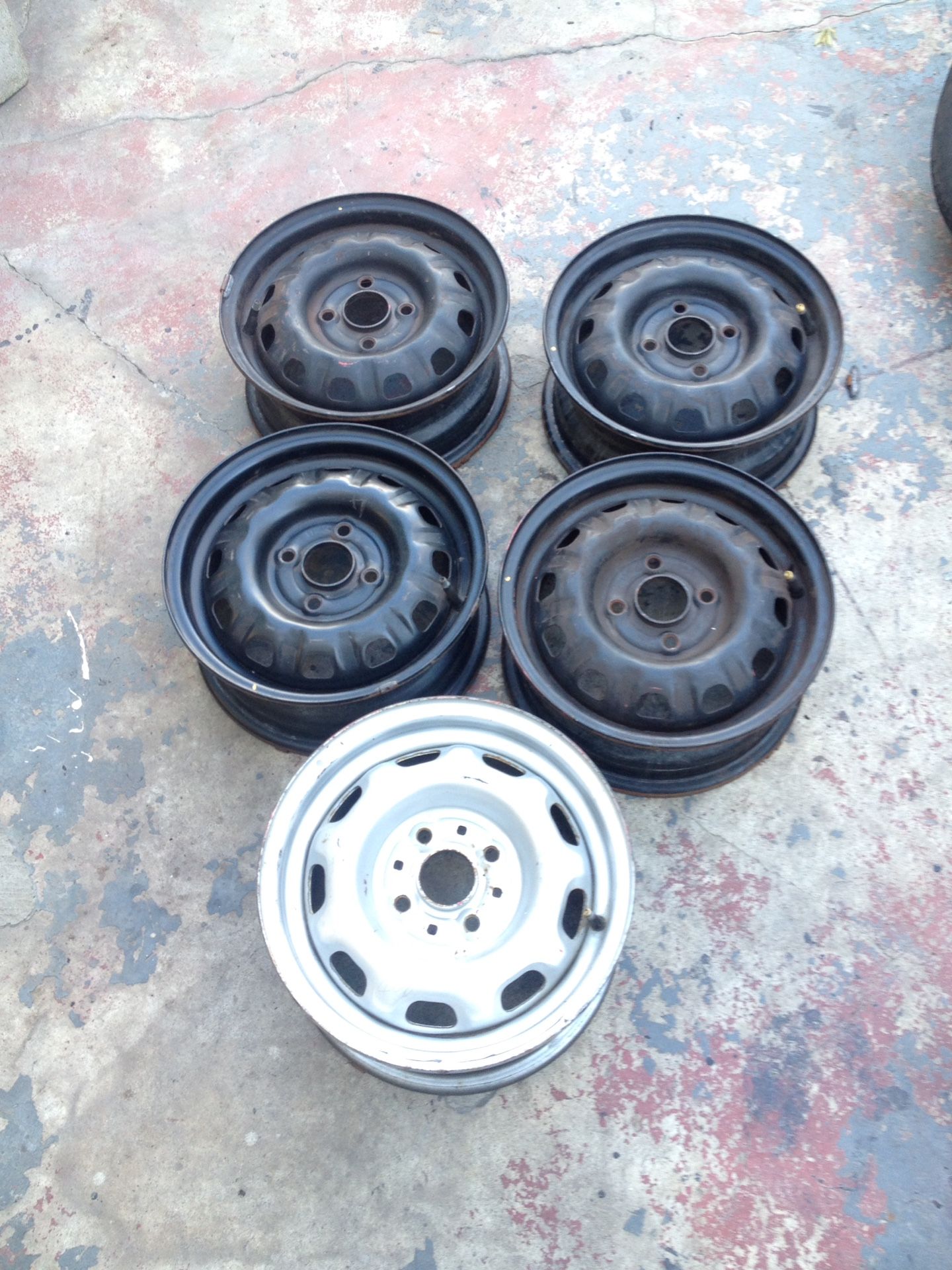 13" steel rims 4 lugs,import cars