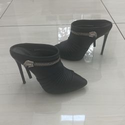 Giuseppe Zanotti Shoes High Heels Black Leather Size 37