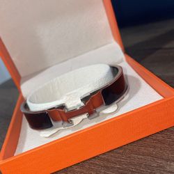 HERMÈS H Clic Enamel Bracelet