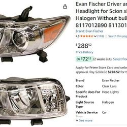 Scion Xb Headlights Brand New