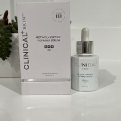 Clinical skin retinol peptide refining serum 2.5 1 oz