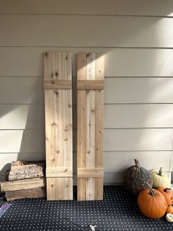 Cedar Shutters 