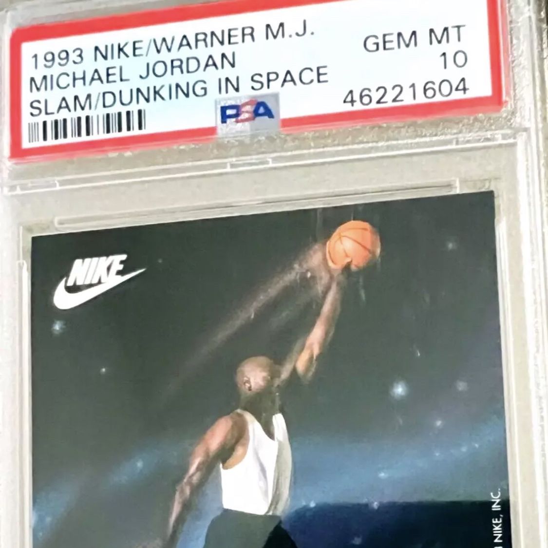 1993 Nike Michael Jordan Space Jam Aerospace PSA 10