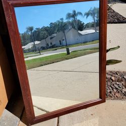 Solid Wood Mirror