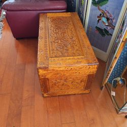 Chinese Hand Carved Chest