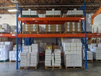 New Racking 6600 LBS 3 Pallets Wide.