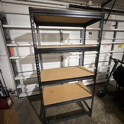 Metal storage rack