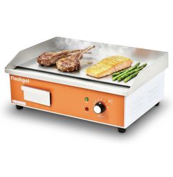 Brand New 21.6 IN Nonstick Stainless Steel Electric Griddle Adjustable Temperature Control Flat Top Griddle 
