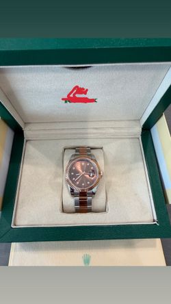 Brown Two Tone Designer Watch