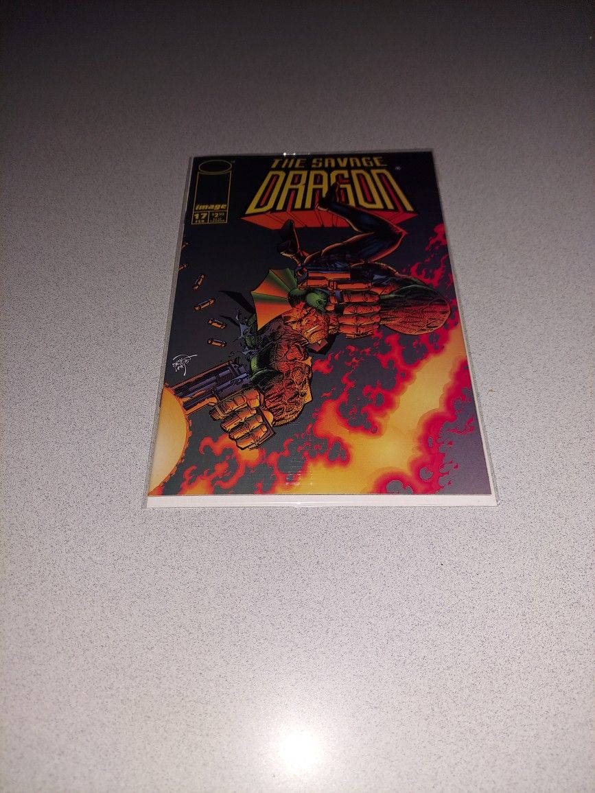 1995 THE SAVAGE DRAGON #17 COMIC BAGGED AND BOARDED