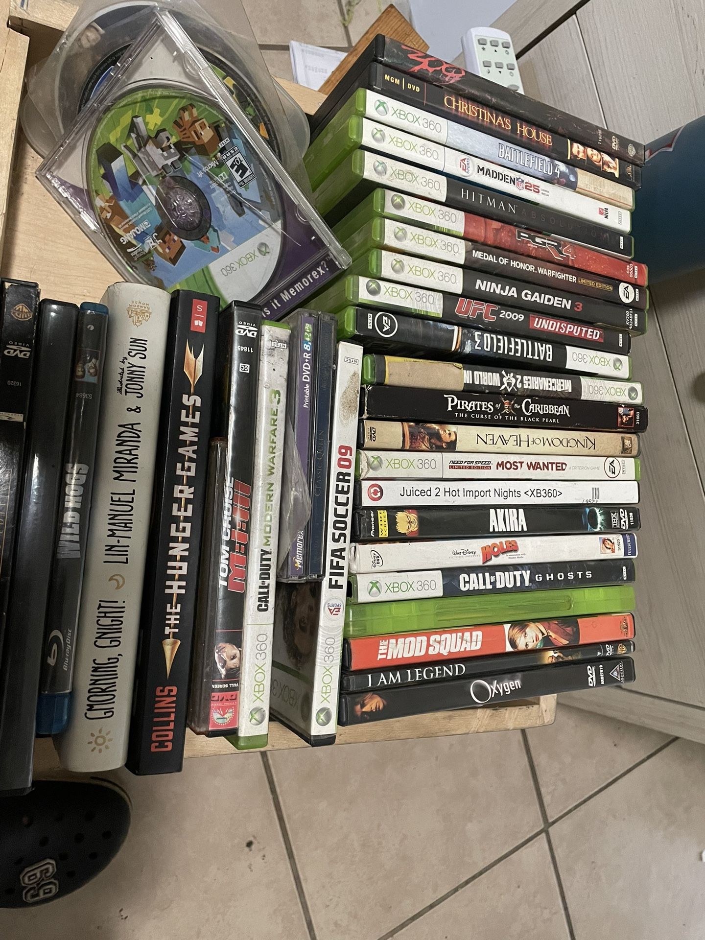 Free Xbox 360 Games, Movies And A Couple Of Books