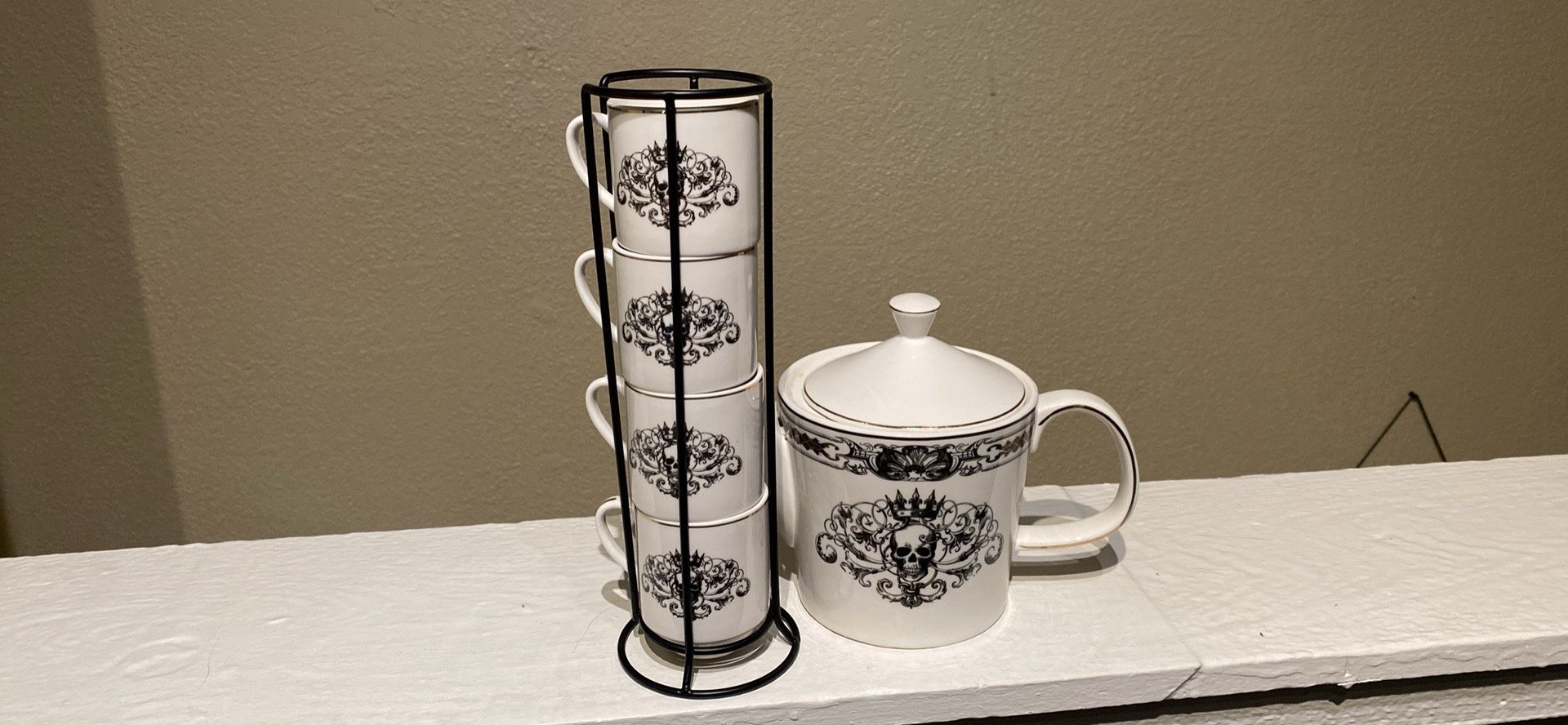 Goth Tea Set