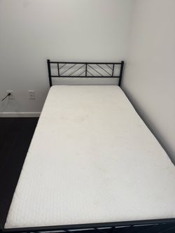 NovaFoam Mattress and Metal Bedframe