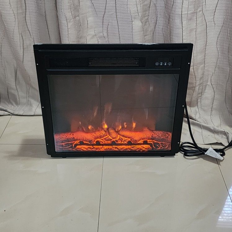 Great World Electric Fireplace Heater Without Remote Control Works Great Gw-5078
