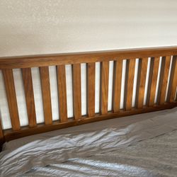 Queen Bed Frame  Real Wood Heavy Sturdy 