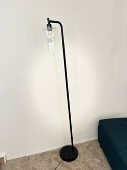 Black rod lamp