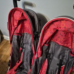 Easy Fold up Double Stroller
