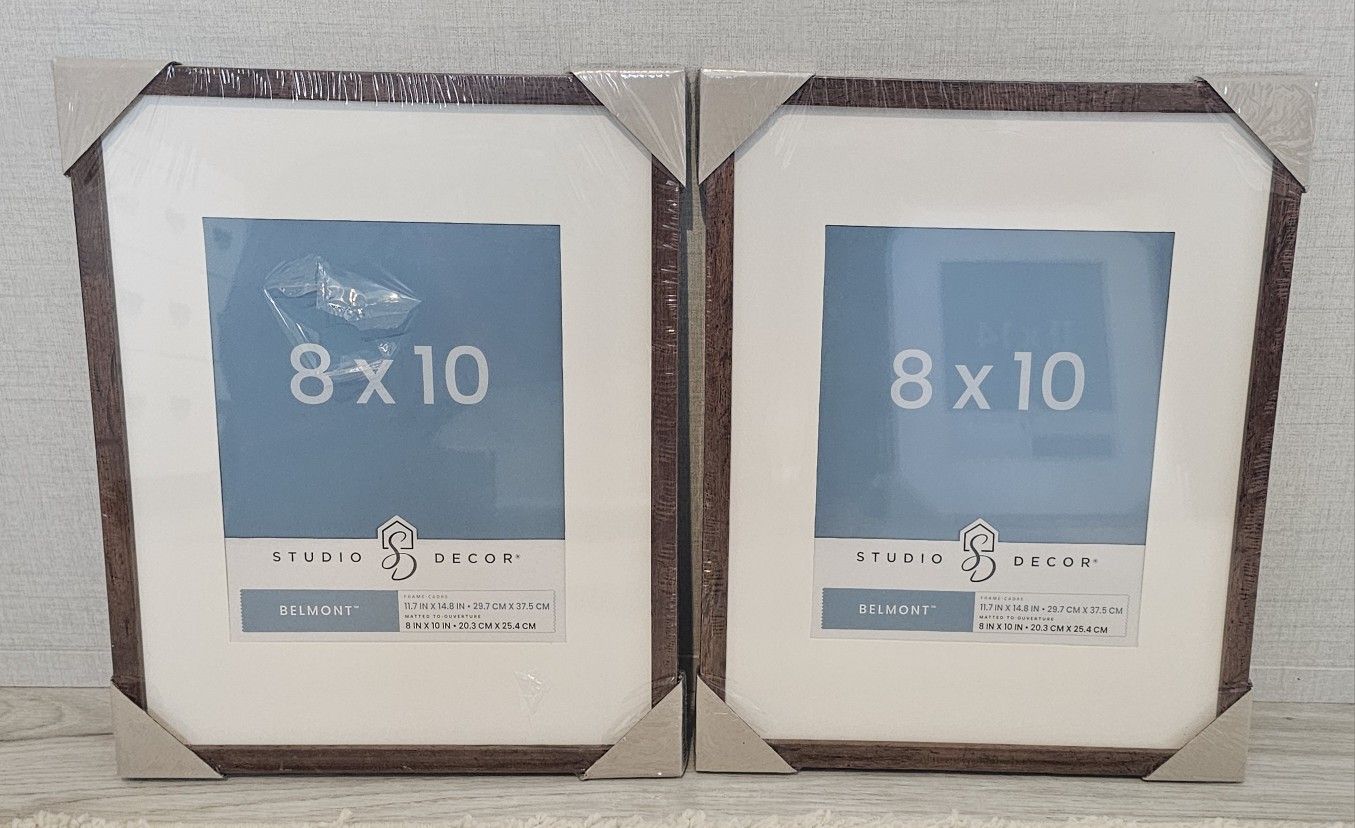 Two 8x10 Photo Frames