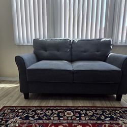 Light Gray/blue Sofa