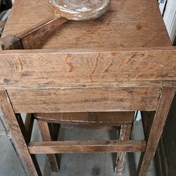 Antique school desk