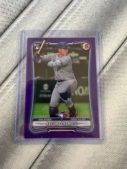 2026 Bowman Kazuma Okamoto Purple RC #99/250 Blue Jays